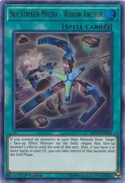 Yugioh! HP Sky Striker Mecha - Widow Anchor - MP19-EN264 - Ultra Rare - 1st Edit - Image 1