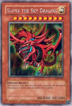 Yugioh! HP Slifer the Sky Dragon - GBI-001 - Secret Rare - Unlimited Edition Hea - Image 1