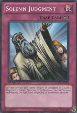 Yugioh! HP Solemn Judgment - SDLS-EN038 - Common - 1st Edition Heavily Played, - Image 1