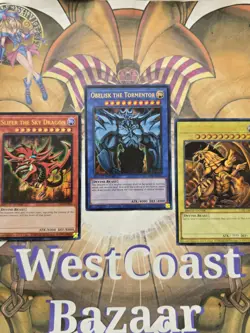 Set Of All 3 Egyptian God Cards Yugioh Legendary Collection 25th Anniversary - Image 1