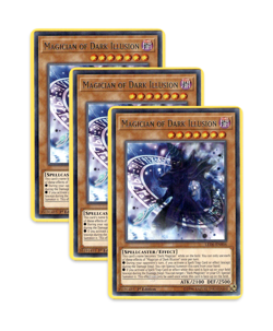 Yugioh Magician of Dark Illusion LED6-EN006 (R) 1st Ed 3x - Image 1