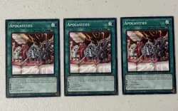 Yugioh TCG Doom of Dimensions Apocavities x3 - Image 1