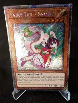 YuGiOh! Fairy Tail - Snow (Platinum Secret Rare) RA04-EN269 - Near Mint/Mint - Image 1