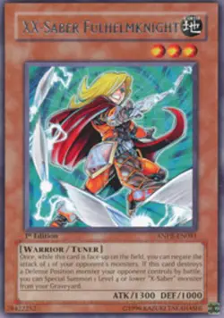 Yugioh! HP XX-Saber Fulhelmknight - ANPR-EN081 - Rare - Unlimited Edition Heavil - Image 1