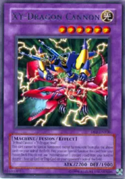 Yugioh! HP XY-Dragon Cannon - DR1-EN106 - Rare - Unlimited Edition Heavily Playe - Image 1