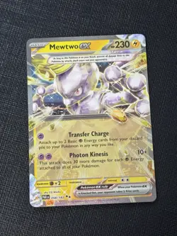 Mewtwo ex 058/182 Paradox Rift Ultra Rare Holo Pokemon Card NM - Image 1