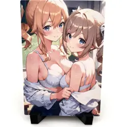 Genshin Impact Jean Barbara Sexy Anime Waifu Girl Doujin Lewd Goddess Story Card - Image 1