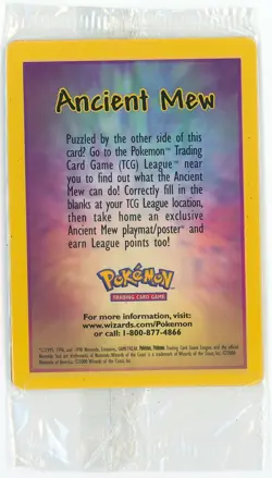 Sealed Split Ancient Mew Movie Promo Pokemon Card TCG Holo - Image 2
