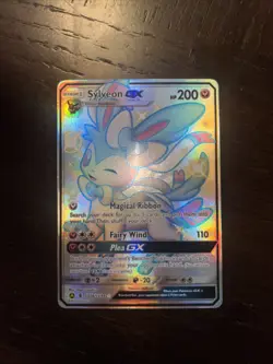 Pokemon Sylveon GX TCG Full Art Ultra Rare Holo Card SV76 SV94 - Image 1