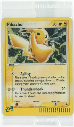 Sealed Pikachu 012 + Meowth 013 Black Star Promo Pokemon Card TCG Holo E-Reader - Image 1