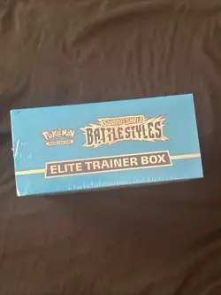 Pokemon Sword and Shield Battle Styles Elite Trainer Box Blue Card Game Sealed! 820650808357 - Image 2