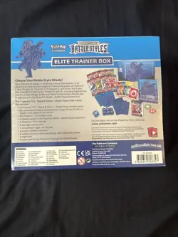 Pokemon Sword and Shield Battle Styles Elite Trainer Box Blue Card Game Sealed! 820650808357 - Image 3