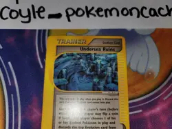 Undersea Ruins Uncommon Trainer Card Aquapolis 138/147 NM - Image 2
