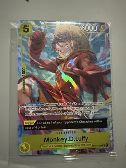 One Piece TCG Luffy And Zoro Egghead Sealed Promo Cards NM - Image 4