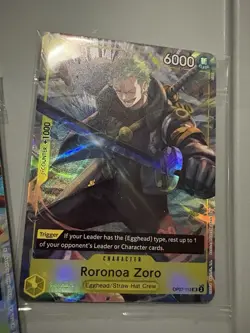One Piece TCG Luffy And Zoro Egghead Sealed Promo Cards NM - Image 5