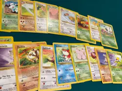 Jungle Set - COMPLETE 32 Common & Uncommon Pokemon Card Lot - WOTC + Bonus Card! - Image 3