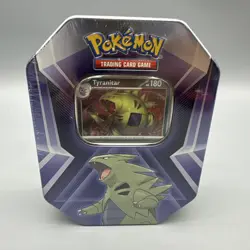 Pokemon TCG: trading Card Game Brand New Factory Sealed Tyranitar Tin - Image 1