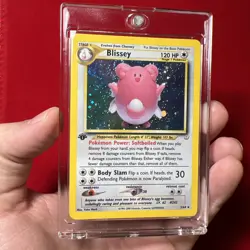 Blissey 1st Edition Neo Revelation 2/64 Holo Pokemon Card Rare MP - Image 1