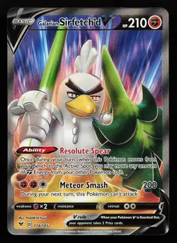 Galarian Sirfetch'd V 174/185 Ultra Rare Vivid Voltage Pokemon Card - Image 1