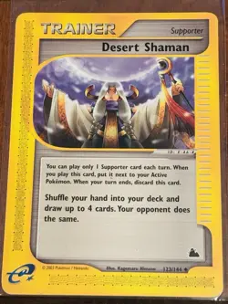 Pokemon Card - Desert Shaman Skyridge 123/144 Uncommon - Image 1