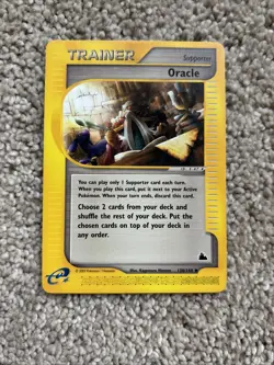 Oracle Trainer Pokemon Card 138/144 2003 - Image 1