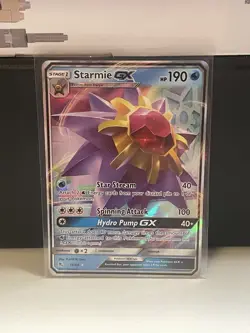 Starmie GX 14/68 Hidden Fates Ultra Rare Holo Pokemon TCG Card NM - Image 1