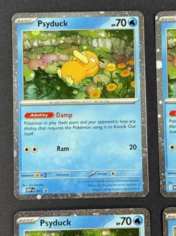 Psyduck MEP 007 Mega Evolution Black Star Promo Lot (4-Cards) - Image 2