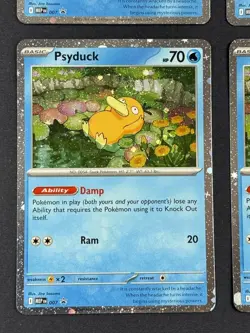 Psyduck MEP 007 Mega Evolution Black Star Promo Lot (4-Cards) - Image 4