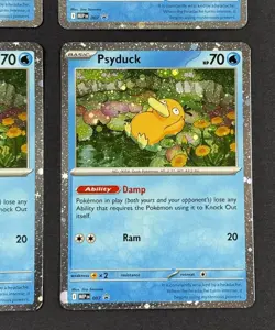 Psyduck MEP 007 Mega Evolution Black Star Promo Lot (4-Cards) - Image 5