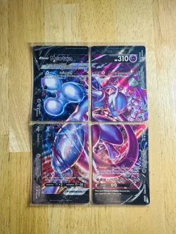 Mewtwo V-UNION [Set of 4] SWSH: Sword & Shield Promo Cards Holo NM - Image 1