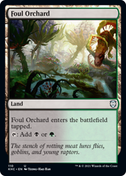 FOUL ORCHARD ~mtg NM Commander Kaldheim Unc x4 - Image 1