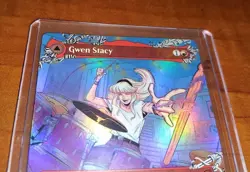 Gwen Stacy (0209 Borderless)Marvel's Spider-Man Foil NM MTG - Image 5