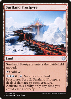 SURTLAND FROSTPYRE x4 mtg NM-M Kaldheim 4 Unc - Image 1
