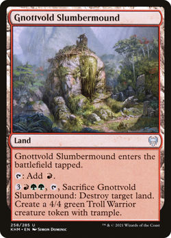 GNOTTVOLD SLUMBERMOUND x4 mtg NM-M Kaldheim 4 Unc - Image 1