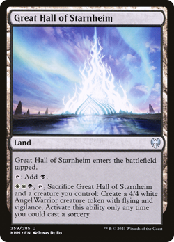 GREAT HALL OF STARNHEIM x4 mtg NM-M Kaldheim 4 Unc - Image 1