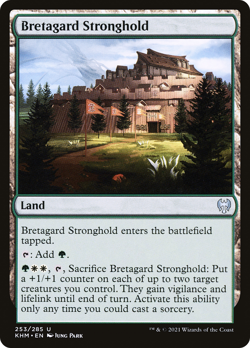 BRETAGARD STRONGHOLD x4 mtg NM-M Kaldheim 4 Unc - Image 1