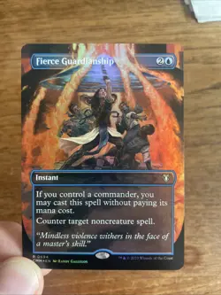 Fierce Guardianship Borderless Foil (Commander Masters NM) - Image 1