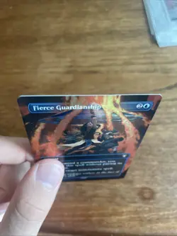 Fierce Guardianship Borderless Foil (Commander Masters NM) - Image 4