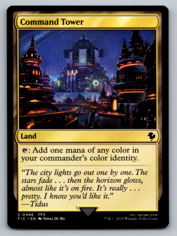 Command Tower C 0486 Regular - Final Fantasy MTG Magic The Gathering - Image 1