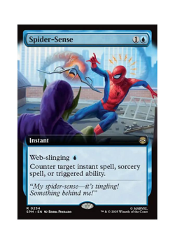 Magic the Gathering MTG SPM Spider-Sense 254 Regular Near Mint - Image 1