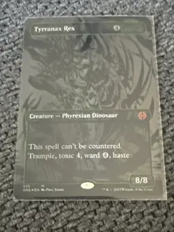Tyrranax Rex (Oil Slick Raised Foil) Phyrexia: All Will Be One Foil - Image 1