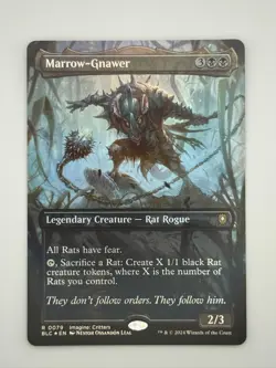 Marrow-Gnawer (Borderless) | Foil | Commander: Bloomburrow | Near Mint - Image 1
