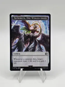 Emblem - Sephiroth, One-Winged Angel // Robot Warrior Double-Sided Token - Image 1