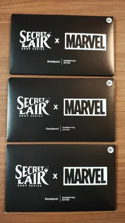 1box MTG Secret Lair x Deadpool RAINBOW FOIL Edition Sealed SLD Magic MARVEL NEW - Image 2
