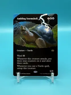 Ambling Stormshell (Borderless) - MTG - Tarkir: Dragonstorm - Regular - NM - Image 1