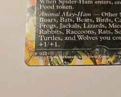 Spider-Ham, Peter Porker (Borderless) 0201 MTG Marvel's Spider-Man Regular M/NM - Image 2
