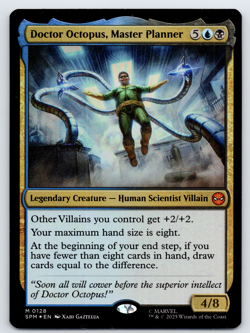 Marvel Spider-Man Doctor Octopus, Master Planner 128 FOIL Magic the Gathering - Image 1