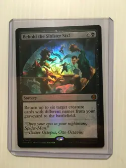 MTG Behold the Sinister Six! Foil #0051 Marvel's Spider-Man Magic The Gathering - Image 3