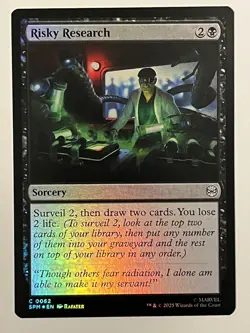Risky Research Marvel's Spider-Man Foil MTG NM - Image 1