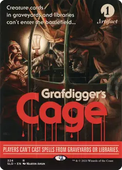 MTG Magic the Gathering Grafdigger's Cage (324/1455) Secret Lair Drop Series NM - Image 1